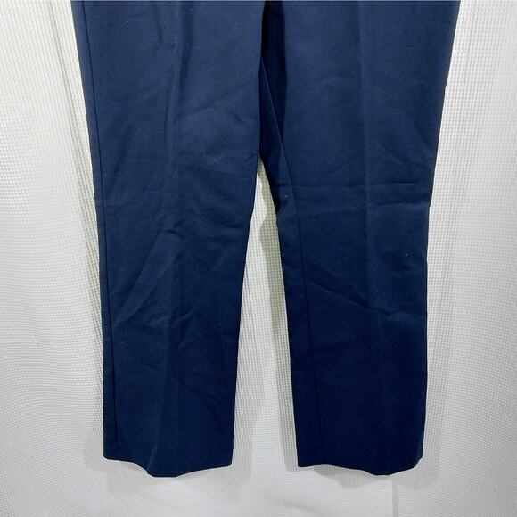 NWT@$89! ANNE KLEIN! SWEET NAVY BLUE BUTTONED SAILOR STYLE TROUSERS! SZ 12 - Picture 4 of 11